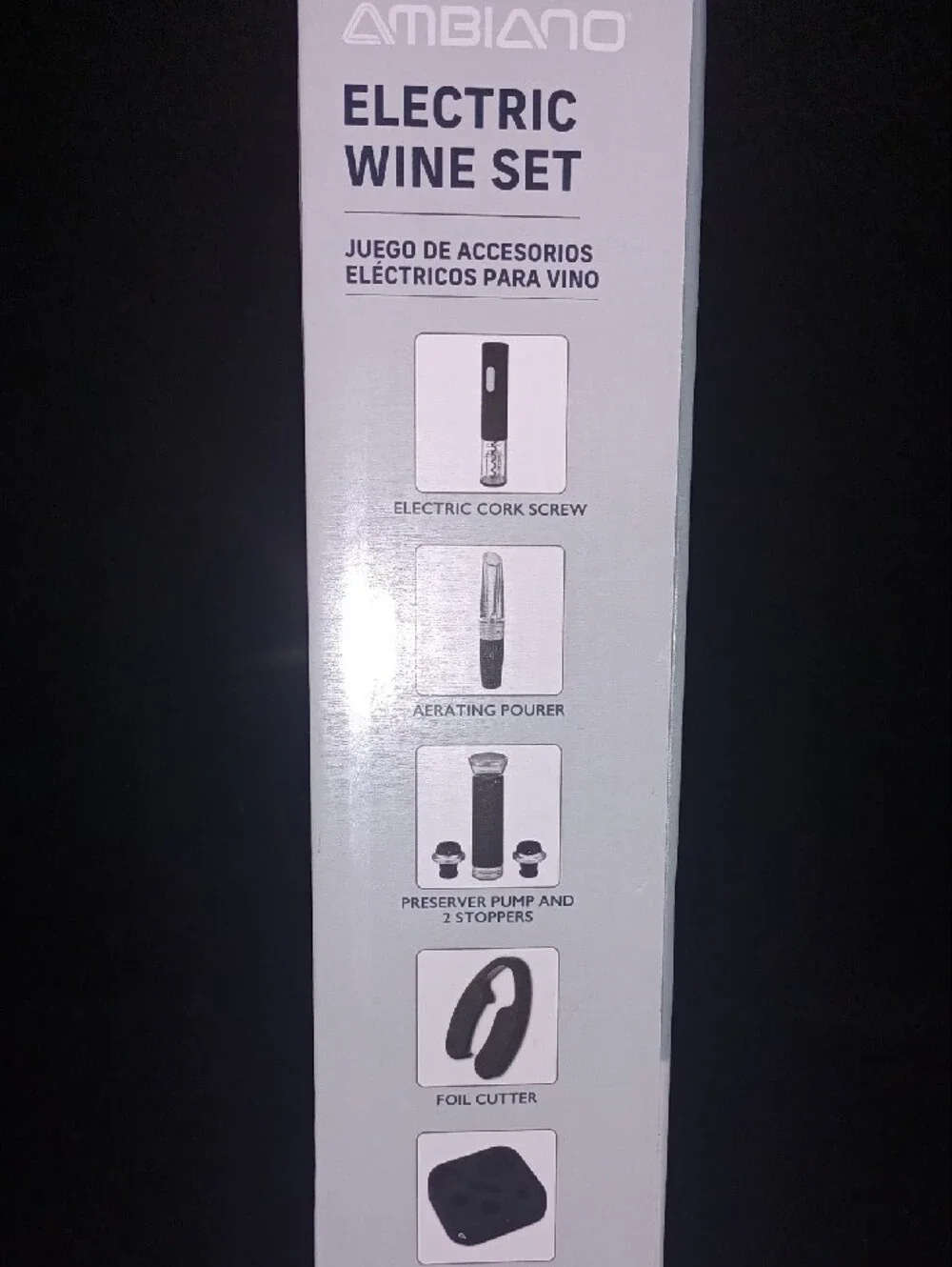 Electric Wine Set - Black